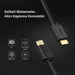 UGREEN HD104 HDMI ROUND CABLE (10M)