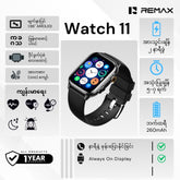 REMAX Watch 11 Chitrun Amoled Display Smart Watch(Black)
