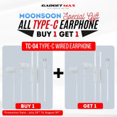 GADGET MAX - TC04 Type-C Wired Earphone - White