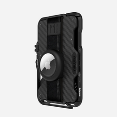 AULUMU G03 Multi-Tool Magnetic Metal Wallet | Genuine Leather Cover | MagSafe