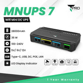 T-PRO - MNUPS 7 28000mAh Multifunctional DC Mini UPS ( 36W ) - Black