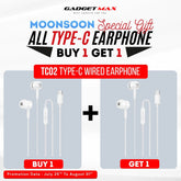 GADGET MAX - TC02 Type-C Wired Earphone - White