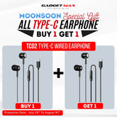 GADGET MAX - TC02 Type-C Wired Earphone - Black