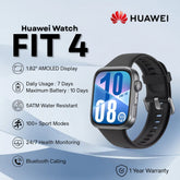 HUAWEI - Watch Fit 4 Smart Watch - Black