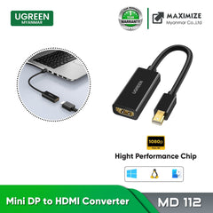 UGREEN - MD112 Display Port to HDMI Converter