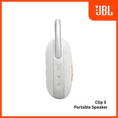JBL - Clip 5 Portable Speaker (7W) - White