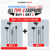 GADGET MAX - TC01 Type-C Wired Earphone - Black