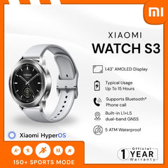 Xiaomi Watch S3 Smart Watch - Silver