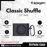 Spigen - Classic Shuffle Series AirPods Case (3rd Gen) - Charcoal