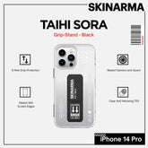Skinarma iPhone 14 Pro (6.1") Taihi Sora with Extendable Gripstand (Black)