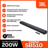 JBL - SB510 Wireless Bluetooth Soundbar