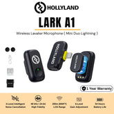 HOLLYLAND - LARK A1 Lavalier Wireless Microphone - Mini Duo ( Lightning )