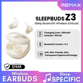 REMAX - SleepBuds Z3 Sleep Bluetooth Wireless Earbuds - Beige