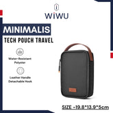 WIWU - Minimal Tech Pouch - Black