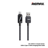 REMAX RC-C070 Suxien Series 66W USB to Type-C Fast Charging Data Cable - Black
