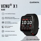 GARMIN - Venu® X1 Smart Watch - Black