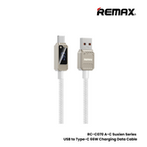 REMAX RC-C070 Suxien Series 66W USB to Type-C Fast Charging Data Cable - White