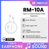 REMAX - RM-10A Type-C Colorful Series Wired Earphone - Green