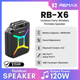 REMAX - RB-X6 Outdoor Party Portable Speaker ( 120W ) - Black