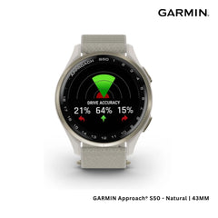 GARMIN - Approach® S50 Smart Watch (43mm) - Natural