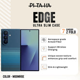 PITAKA - Ultra Slim Case For Samsung Z Fold 7 - Moonrise