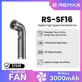 REMAX - RS-SF16 Digital High Speed Handheld Fan - Tarnish