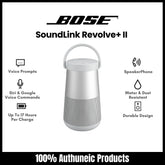 BOSE - Soundlink Revolve Plus II Bluetooth Speaker - Silver