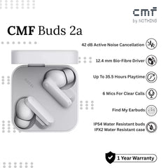 NOTHING - CMF Buds 2a - Light Grey