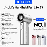 JisuLife - Handheld Fan Life 9S ( 5000mAh ) - Silver
