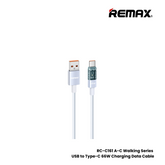 REMAX RC-C161A A-C Walking Series 66W USB to Type-C Fast Charging Data Cable - Blue