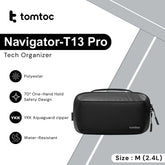 Tomtoc - Navigator-T13 Pro Tech Organizer ( M / 2.4L ) - Black
