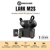 Hollyland - Lark M2S Combo Lavalier Wireless Microphone - Grey