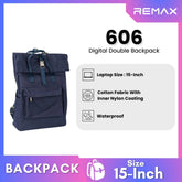 REMAX - 606 Digtal Double Backpack - Blue