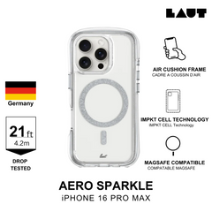 LAUT AERO SPARKLE case for iPhone 16 Pro Max