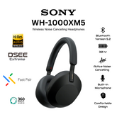Sony WH-1000XM5 Wireless Industry Leading Noise Cancelling Headphones