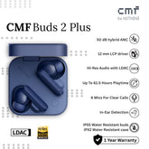 NOTHING - CMF Buds 2 Plus - Blue