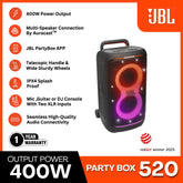 JBL - PartyBox 520 Party Speaker ( 400W )