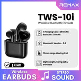 REMAX - TWS-10i Bluetooth Wireless Earbuds - Black