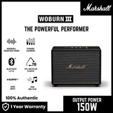 Marshall Woburn 3 Bluetooth Speaker - Black