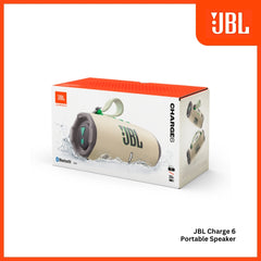 JBL - Charge 6 Portable Speaker (45W) - Sand