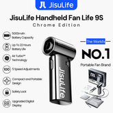 JisuLife - Handheld Fan Life 9S ( 5000mAh ) - Chrome Edition