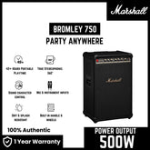 Marshall - Bromley 750 Party Speaker - Black & Brass