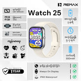 REMAX Watch 25 IP68 IP68 Waterproof Smart Watch - Silver