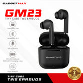 GADGET MAX - GM23 Tiny Cube Bluetooth Wireless Earbuds - Black