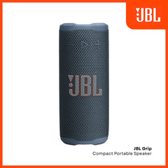 JBL - Grip Compact Portable Bluetooth Speaker - Blue