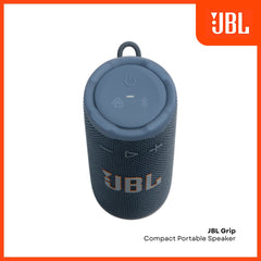 JBL - Grip Compact Portable Bluetooth Speaker - Blue