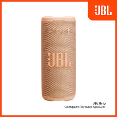 JBL - Grip Compact Portable Bluetooth Speaker - Orange