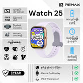 REMAX Watch 25 IP68 IP68 Waterproof Smart Watch - Rose Gold