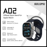 Aulumu - A02 Offbeat Sport Band for Apple Watch Series - Dark Blue