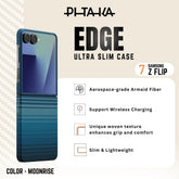 PITAKA - Ultra Slim ( Edge ) Case For Samsung Z Flip 7 - Moonrise